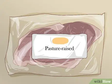 Выберите травяной откорм и органическое мясо Шаг 1