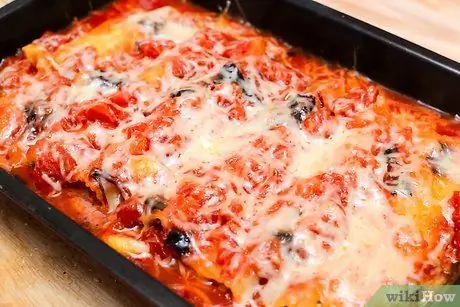 Приготовить вегетарианские каннеллони, шаг 13