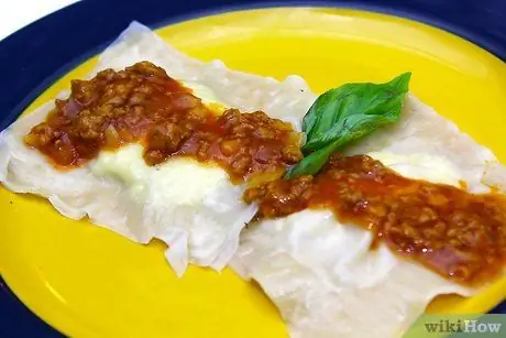 Приготовить равиоли с оберткой Wonton Шаг 13