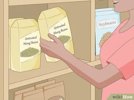 Ростки фасоли мунг Шаг 1