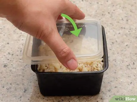 Заморозить рис, шаг 5