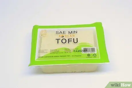 Крошить тофу, шаг 1