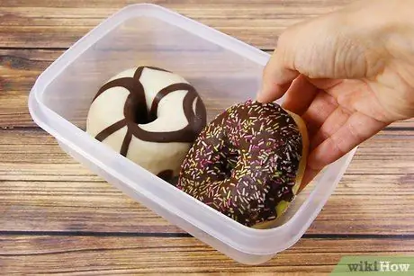 Держите пончики свежими, шаг 1