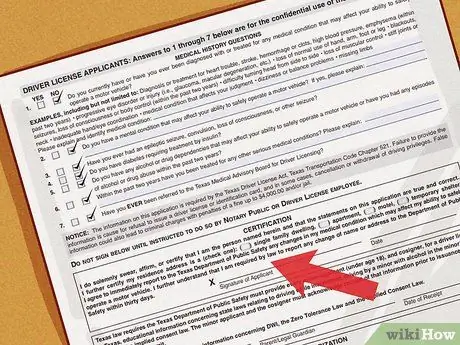 Получите удостоверение личности в Техасе Шаг 4