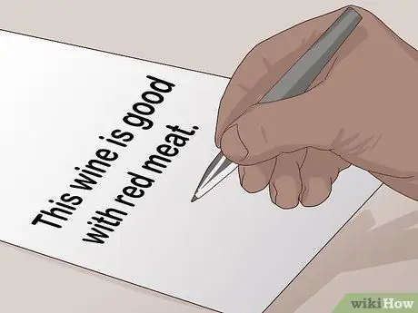 Напишите о вине Шаг 10