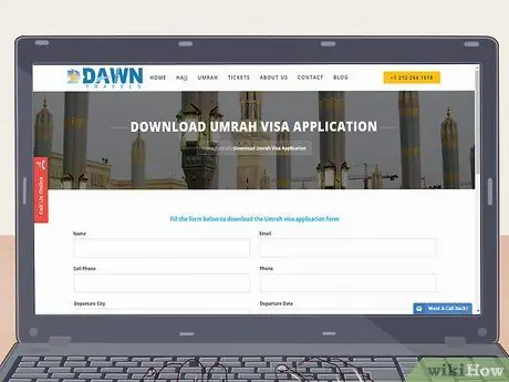 Подать заявку на получение визы Умра Шаг 4