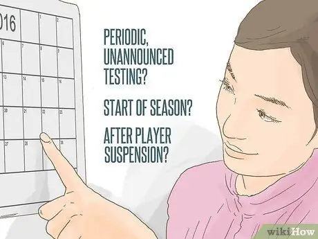 Установите политику тестирования на наркотики в спорте Шаг 4