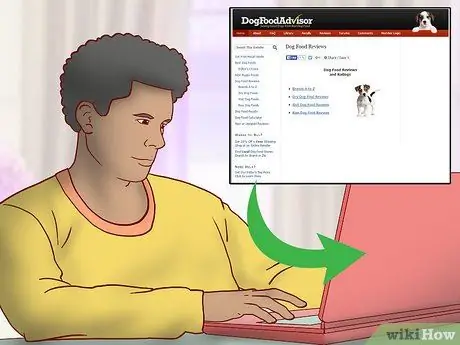 Проверьте отзывы о корме для собак, шаг 2