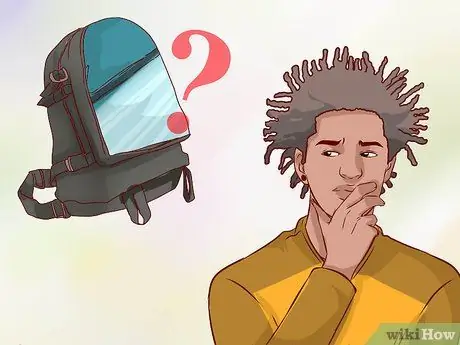 Наденьте рюкзак. Шаг 5