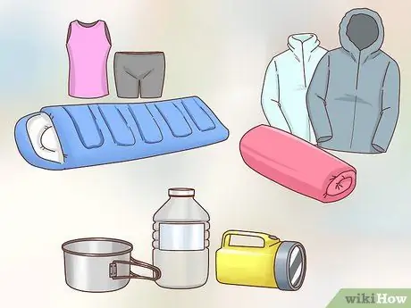 Упакуйте походный рюкзак, шаг 3