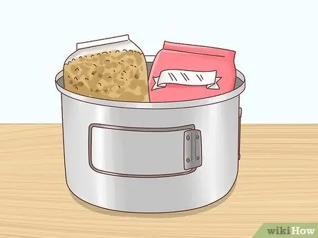 Упакуйте походный рюкзак, шаг 4