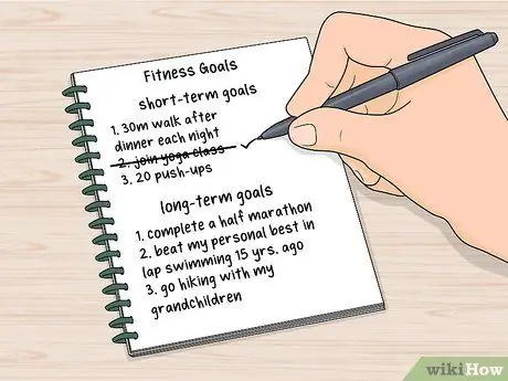 Установите фитнес-цели, шаг 8