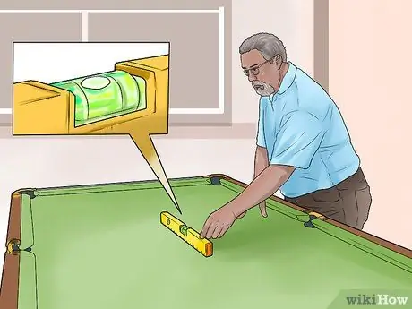 Выровняйте бильярдный стол, шаг 2