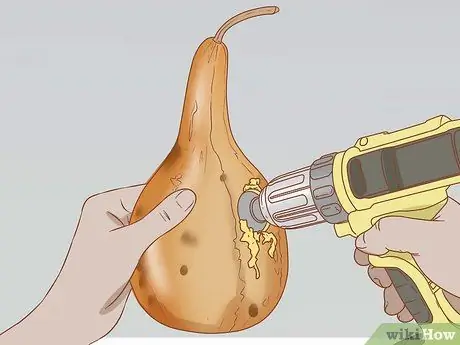 Сухие тыквы для скворечников Шаг 11