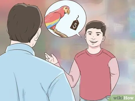 Убедите родителей завести птицу Шаг 3