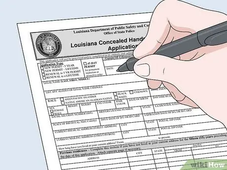 Подать заявку на разрешение на скрытое ношение, шаг 7