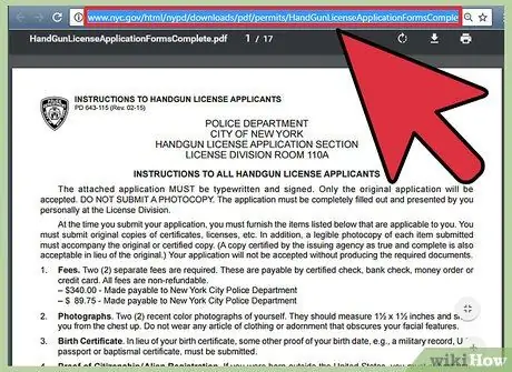 Купить пистолет в Нью-Йорке Шаг 1