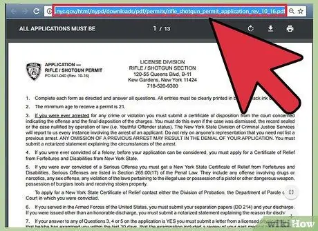 Купить пистолет в Нью-Йорке Шаг 2