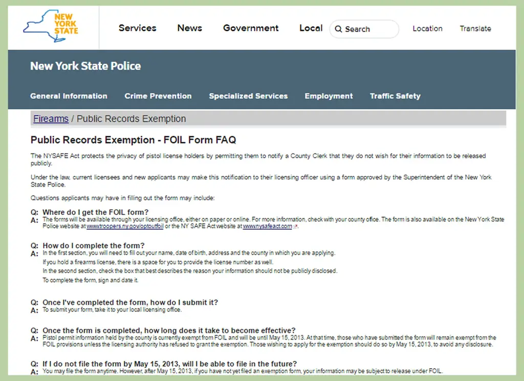 Как купить пистолет в Нью-Йорке