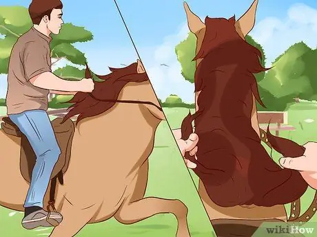 Перейти верхом на лошади Шаг 4
