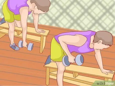 Тяга в наклоне, шаг 6