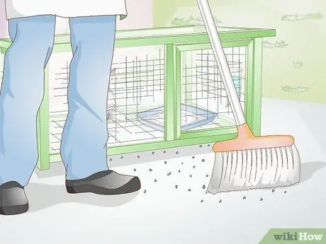 Очистите клетку для кроликов Шаг 5