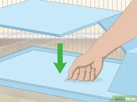 Подготовка клетки для кроликов Шаг 3