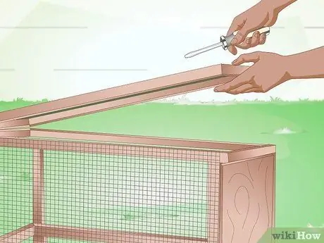 Постройте уличную клетку для кроликов Шаг 9