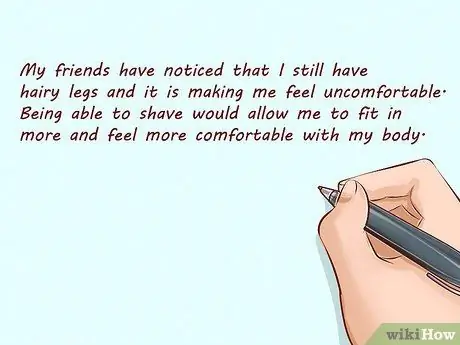 Убедите маму разрешить вам побрить ноги (девочка) Шаг 5