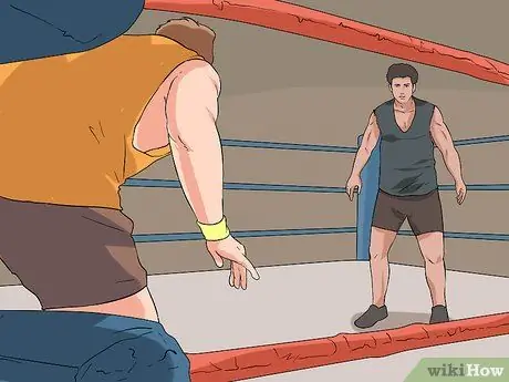 Копьё, как рестлер Шаг 1