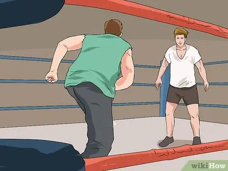 Копьё, как рестлер Шаг 2