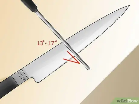 Заточка зубчатых ножей, шаг 3