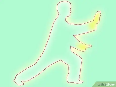 Тренируйте железное копье, ручное кунг-фу, шаг 2