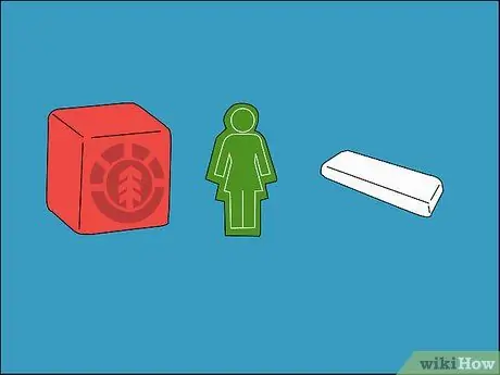 Нанесите воск на бордюр или поручень для шлифовки на скейтборде Шаг 1