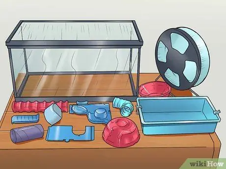 Очистите клетку для хомяка, шаг 1