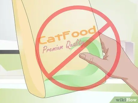 Посадите кошку на диету с ограничением ингредиентов, шаг 3