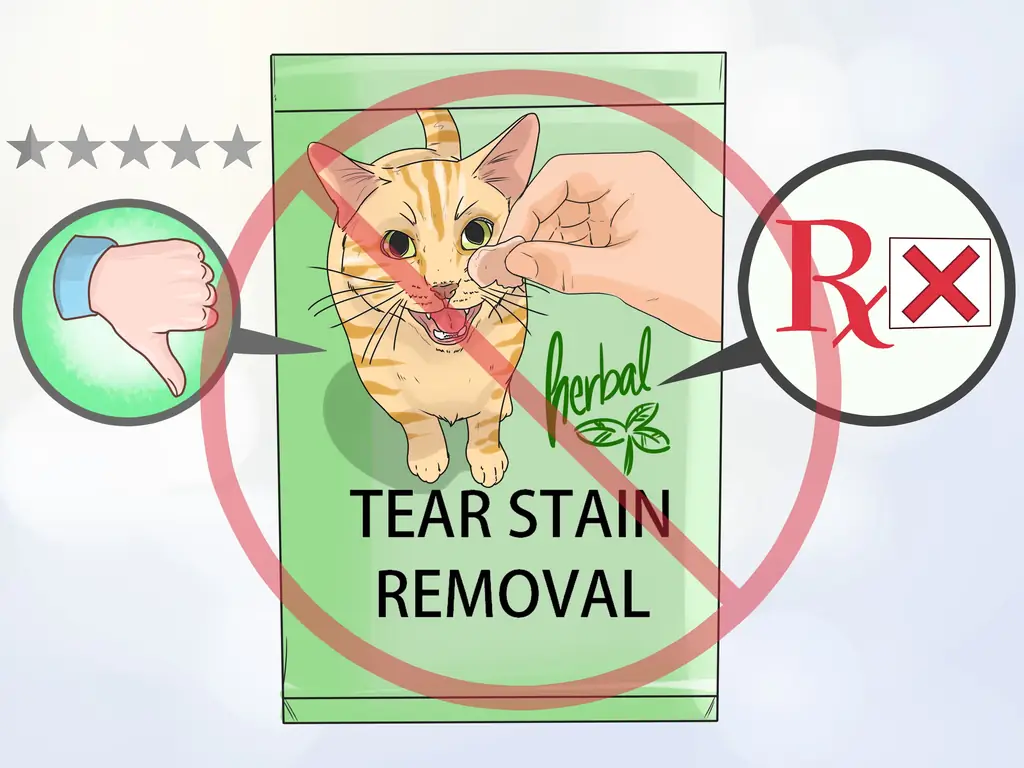 Как удалить пятна от слез на кошках и собаках (с иллюстрациями)