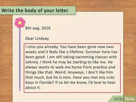 Напишите письмо лучшему другу Шаг 8