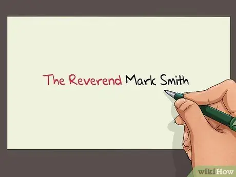 Обращение к пастору и его жене Шаг 1