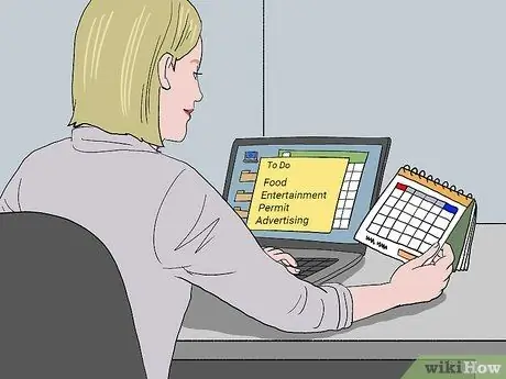 Проведите фестиваль Шаг 1