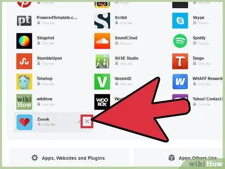 Отписаться от Zoosk на Facebook Шаг 12