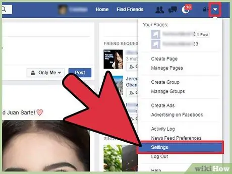 Отписаться от Zoosk на Facebook Шаг 2