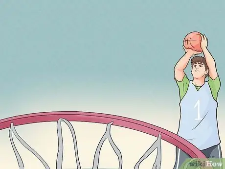 Выполнить свободный бросок баскетбольного мяча, шаг 11