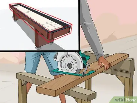 Сделайте стол для шаффлборда, шаг 4