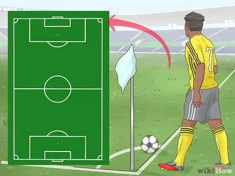 Пробить угловой в футболе, шаг 1