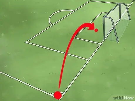 Пробить угол в футболе. Шаг 8