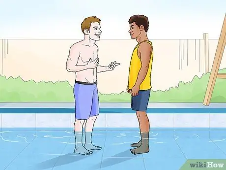 Передний поплавок безопасно, шаг 1