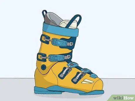Наденьте лыжи Шаг 2