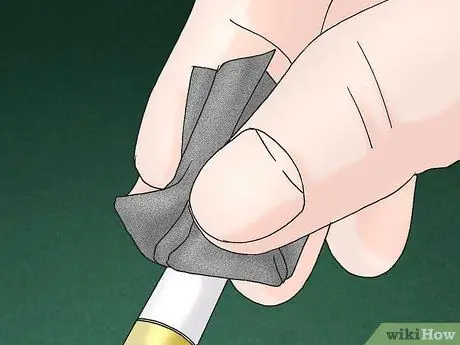 Установите Pool Cue Tips Шаг 3 Установите Pool Cue Tips Шаг 3