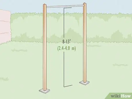 Повесьте гимнастические кольца снаружи, шаг 1